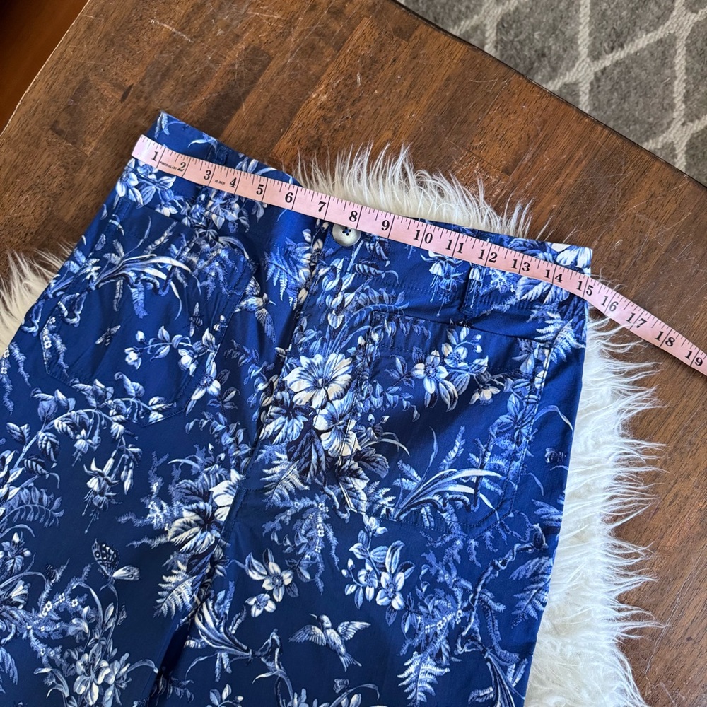 Maeve Blue and White Floral Pants “The Colette” - Picture 9 of 12